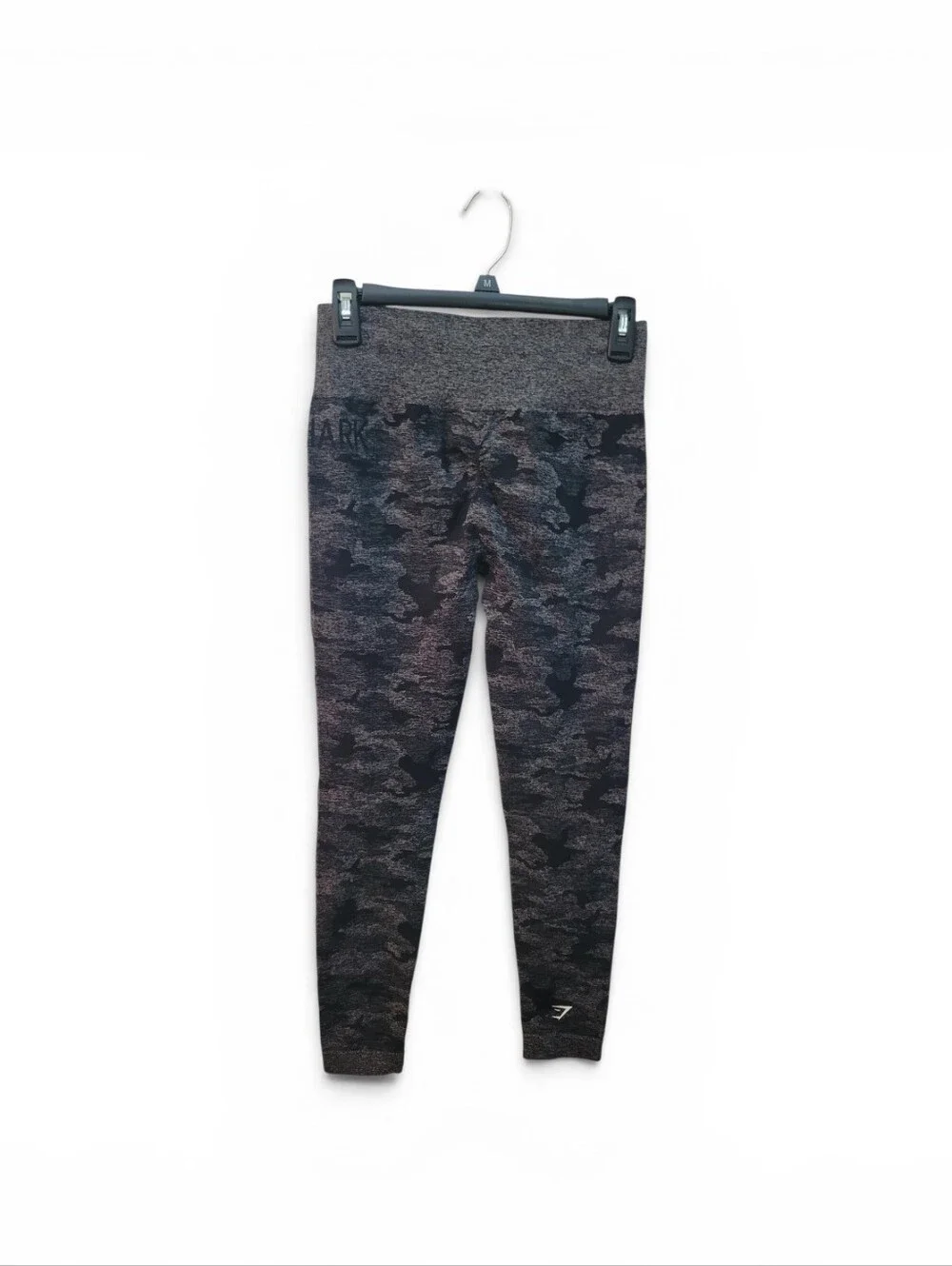 Gymshark Kids Camo Seamless Leggings - Charcoal Black